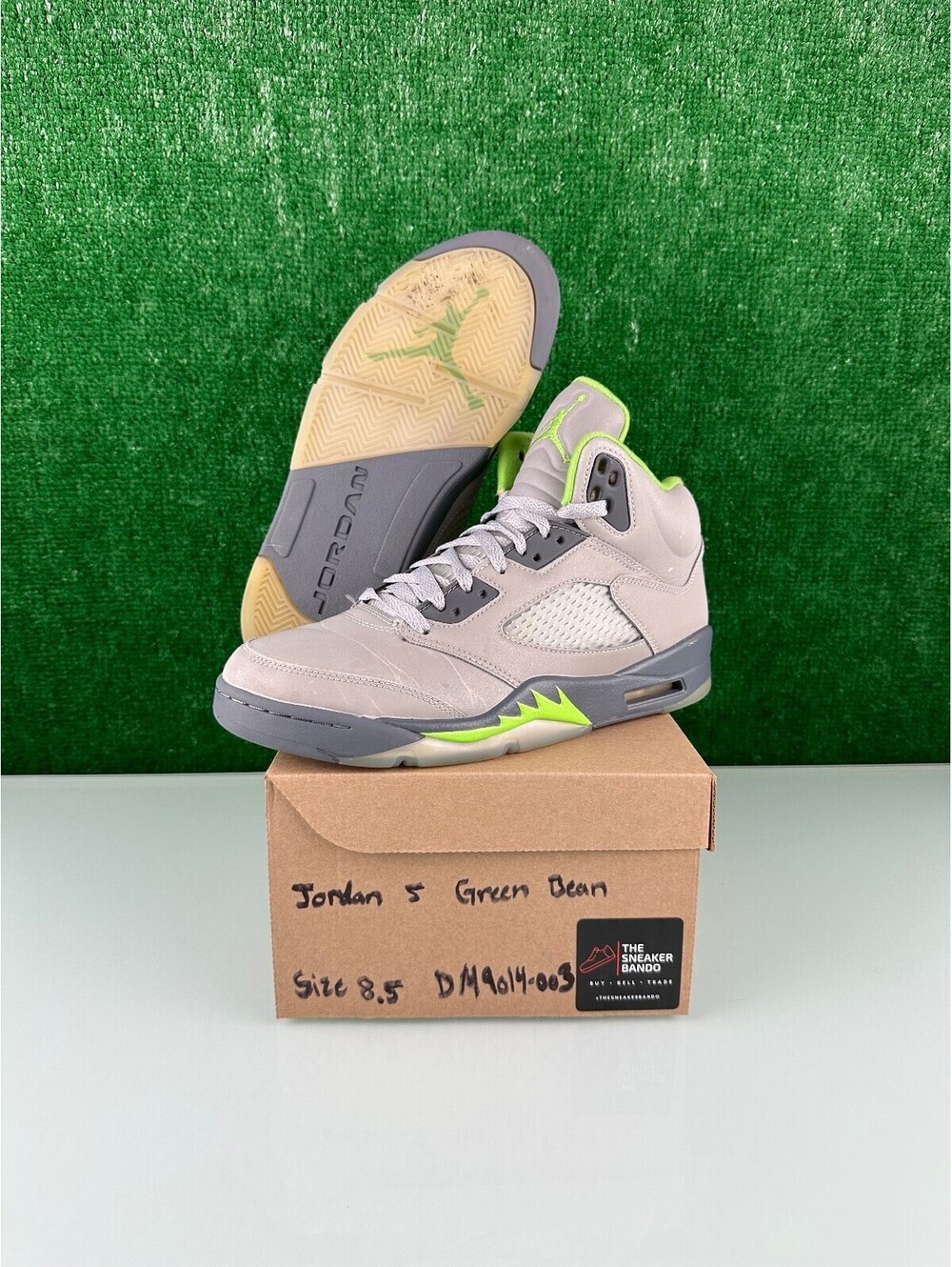 Size 8.5 - Jordan 5 Retro Green Bean